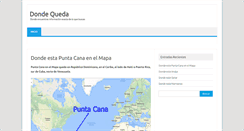 Desktop Screenshot of donde-queda.com