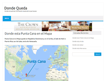 Tablet Screenshot of donde-queda.com